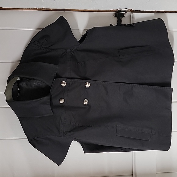 NWOT Simply Chloe Dao Black Top - Size XL w/Pockets - Picture 3 of 7